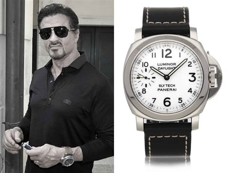 panerai slytech sylvester stallone|stallone panerai luminor.